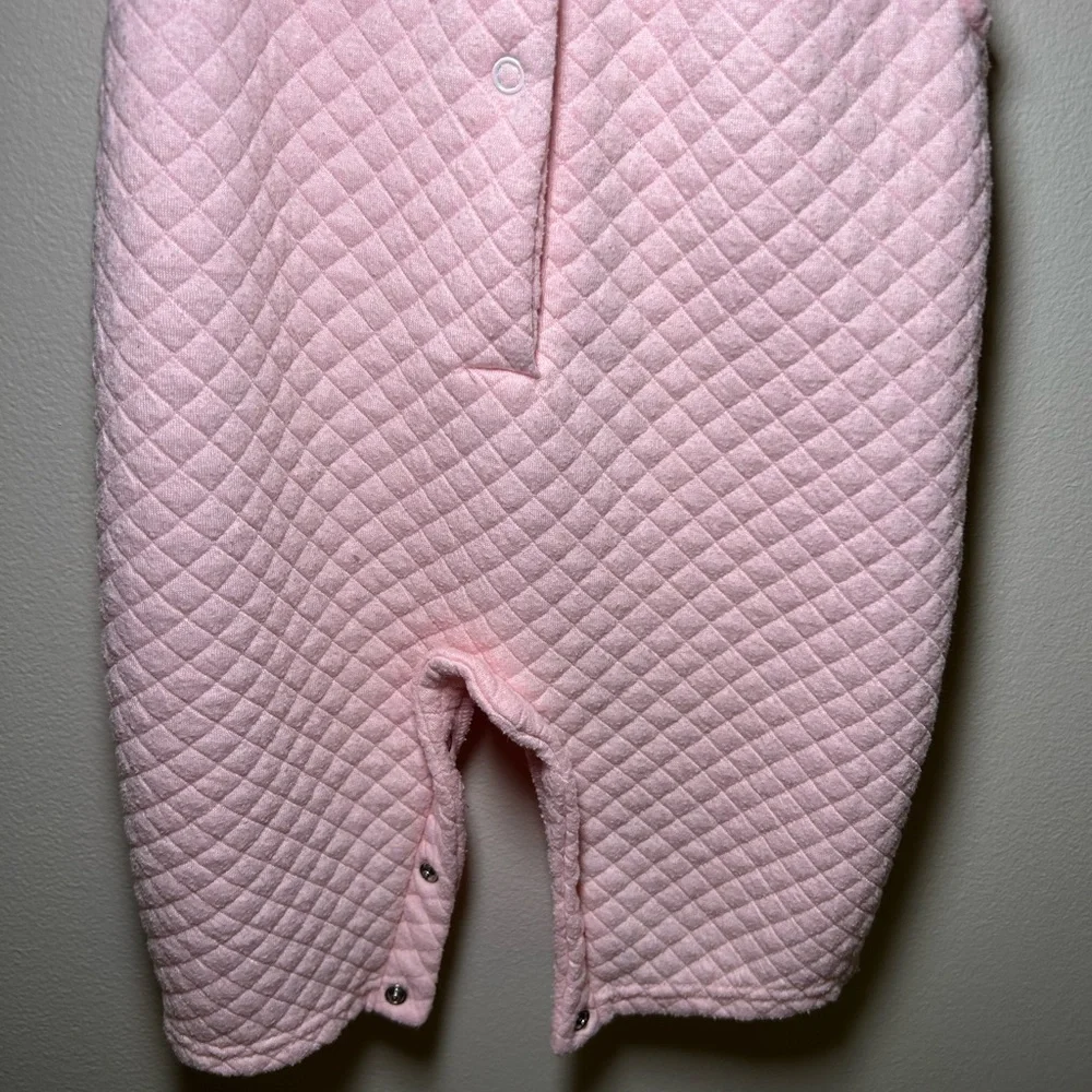 Limonada Pink and White Baby Girl Two Piece Jumpsuit Set Size 9 Months - Picture 4 of 11